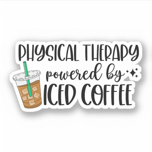 アイスコーヒーで動くフィジカルセラピー シール (正面)