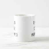 アイスコーヒーとドライシャンプーで走る おもしろママ コーヒーマグカップ (中央)