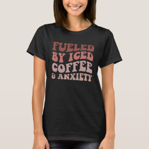 アイスコーヒーと不安なアパレルのグルーヴィで燃料を供給する Tシャツ