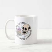 アイスコーヒーと不安によるメンタルヘルス啓発 コーヒーマグカップ (左)