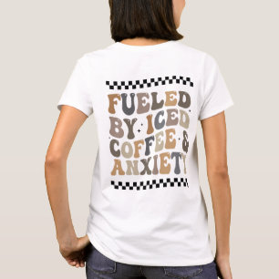 アイスコーヒーと不安に煽られる Tシャツ
