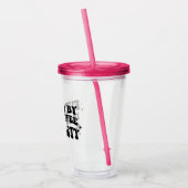 アイスコーヒーと不安アクリルのタンブラーで燃料を供給 アクリルタンブラー (左)