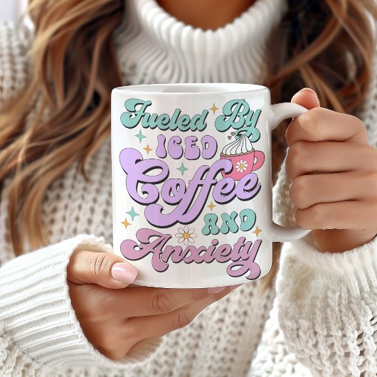 アイスコーヒーと不安マグカップで煽られる コーヒーマグカップ