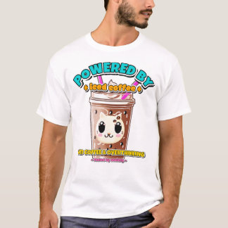 アイスコーヒーと過剰思考に支えられて Tシャツ