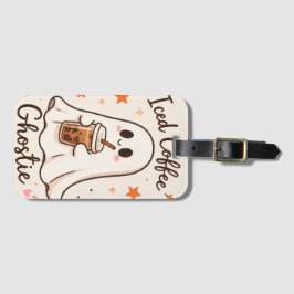 アイスコーヒーのオバケちゃん - かわいいハロウィン  ラゲッジタグ