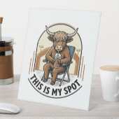 アイスコーヒーのマスコット付き野球牛Tシャツ 台座サイン (インサイチュ)