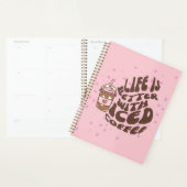 アイスコーヒーは命が伸びる プランナー手帳 (ディスプレー)