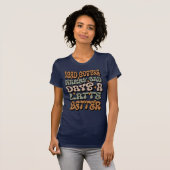 アイスコーヒーは悪い日をより良いラテにする Tシャツ (正面フル)