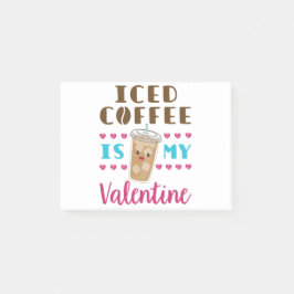アイスコーヒーは私のバレンタインデー ポストイット
