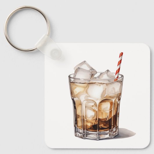 アイスコーヒードカクテル キーホルダー (正面)