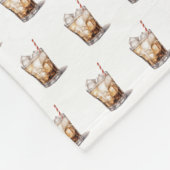 アイスコーヒードカクテル フリースブランケット (角)