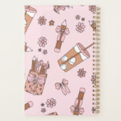 アイスコーヒープランナーラバーコケット名モノグラム プランナー手帳 (裏面)