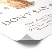 アイスコーヒーベビーシャワー – ベビーポスター ポスター (角)