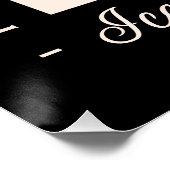 アイスコーヒーラテラバーファンシーブラック ポスター (コーナー)