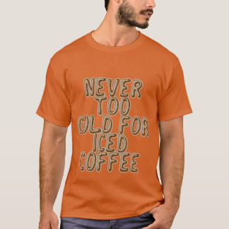 アイスコーヒー一家には耐えられない Tシャツ