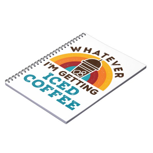 アイスコーヒー冷たい醸造愛好家を取得しているもの ノートブック (左側)