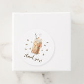 アイスコーヒー醸造ベビーシャワーありがとう フェイバータグ (インサイチュ)