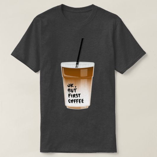 アイスコーヒー1 Tシャツ (デザイン正面)