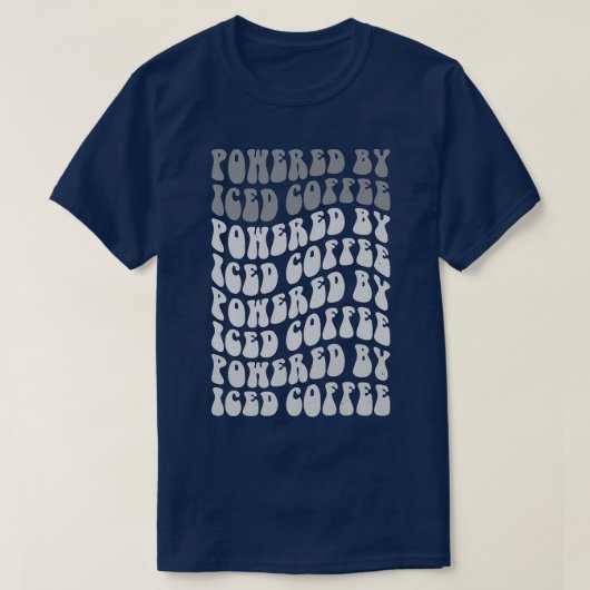 アイスコーヒー232で駆動 Tシャツ (デザイン正面)