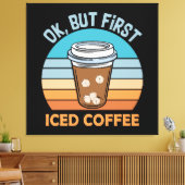 アイスコーヒー キャンバスプリント (インサイチュ (リビング))