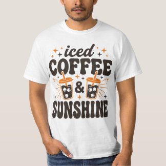 アイスコーヒー サンシャイン サマー ヴィブス Tシャツ
