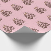 アイスコーヒー ラッピングペーパー (角)