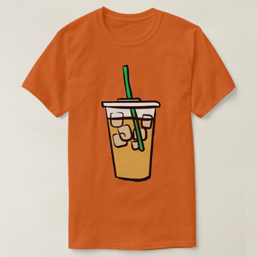 アイスコーヒー Tシャツ (デザイン正面)
