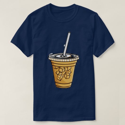 アイスコーヒー Tシャツ (デザイン正面)