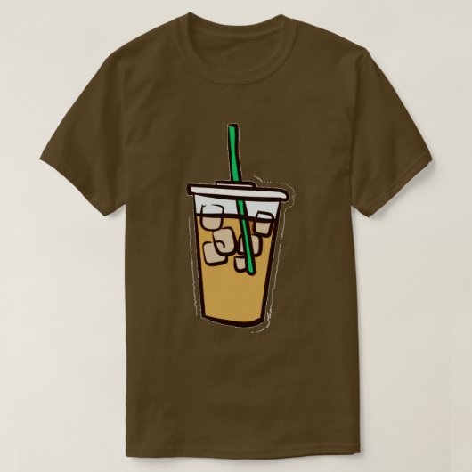 アイスコーヒー Tシャツ (デザイン正面)