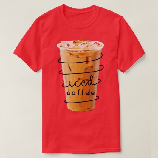 アイスコーヒー Tシャツ (デザイン正面)