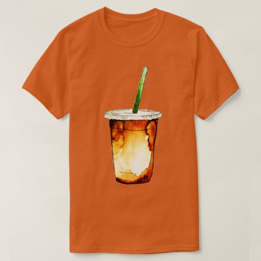 アイスコーヒー Tシャツ (デザイン正面)