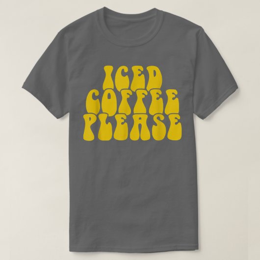 アイスコーヒーPlease169 Tシャツ (デザイン正面)