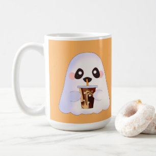 アイスコーヒ不気味ー付幽霊 コーヒーマグカップ