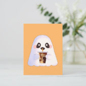 アイスコーヒ不気味ー付幽霊 ポストカード (スタンド正面)