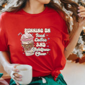 アイスコーヒ走ー&クリスマス応援TシャツにのTシャツ Tシャツ