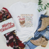 アイスコーヒ走ー&クリスマス応援TシャツにのTシャツ Tシャツ