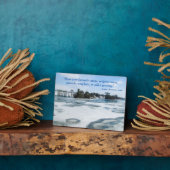 アイスコールド イングリッシュ レイク - パーソナライズド フォトプラーク (側面)