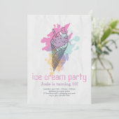 アイスコーンの招待状 招待状 (スタンド正面)