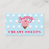 アイスコーン | スイーツ 名刺 (正面)