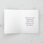 アイスコーン ハッピーバースデー カード (内部)