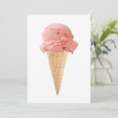 アイスコーン パーティー 招待状 (スタンド正面)