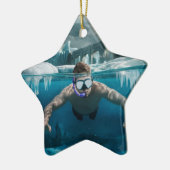 アイスシュノーケラー セラミックオーナメント (左)