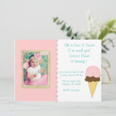 アイスショップの招待状 招待状 (スタンド正面)