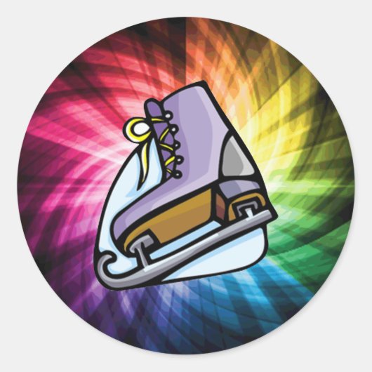 アイススカラフルケート ラウンドシール (正面)