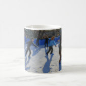 アイススケーターのクリスマスFayre公平なハイドパーク コーヒーマグカップ (中央)