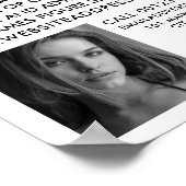 アイススケーターのシルエットロゴ、スケートで滑るレッスン広告 ポスター (角)