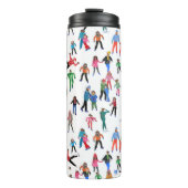 アイススケーターの大きなコーヒーマグ タンブラー (正面)