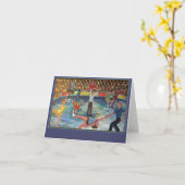 アイススケーターズノートカード カード (黄色い花)