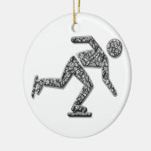 アイススケーター セラミックオーナメント (左)