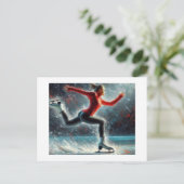 アイススケーター ポストカード (スタンド正面)